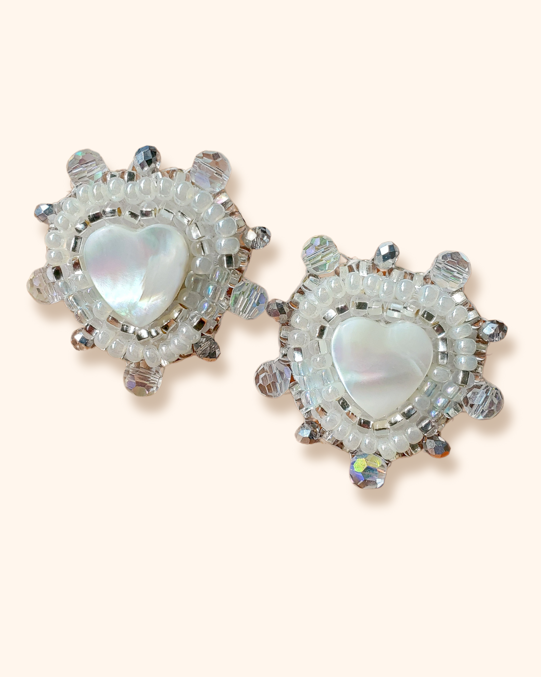 Iridescent Pearl Studs